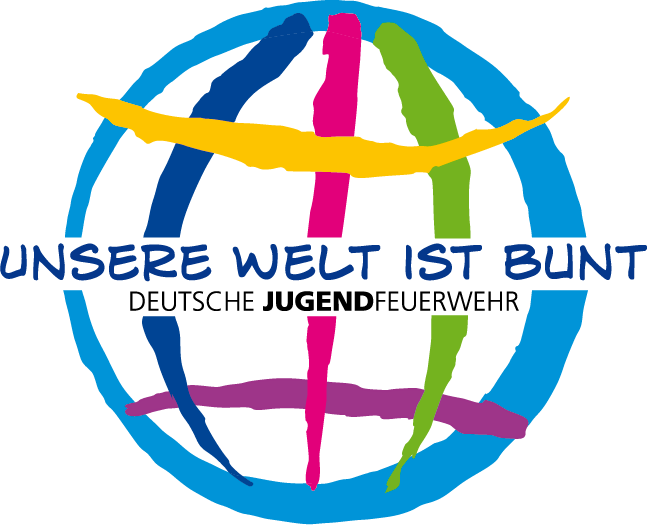Logo der Kampagne „Unsere Welt ist bunt