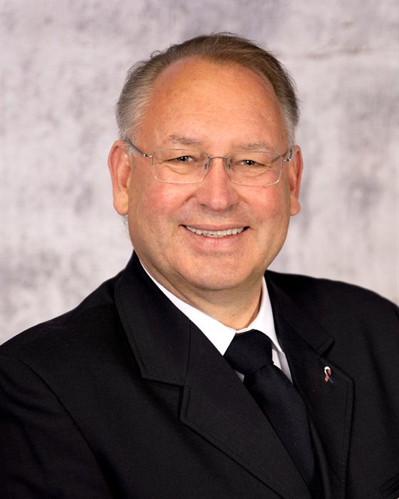 Porträt von Norbert Fischer, Präsident des Landesfeuerwehrverbandes Hessen